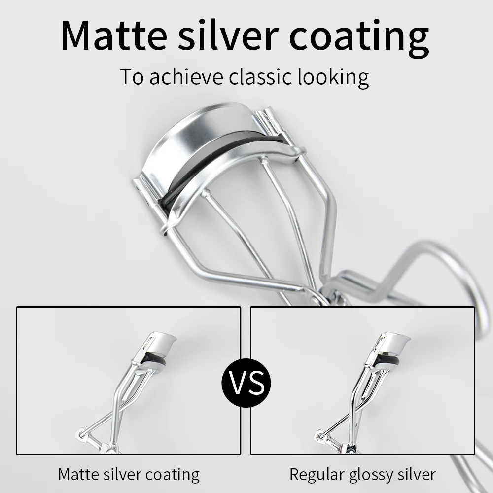 Msq High Quality Matte Color  Wide Opening Lashes Separator Comb Tool Natural Lash Curler  for Curling