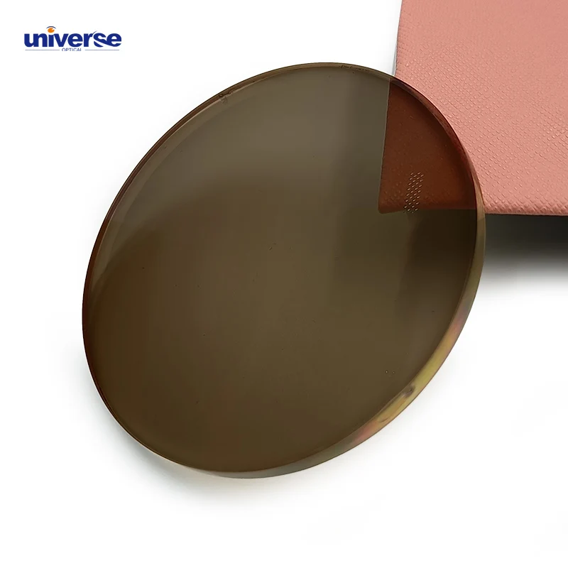 Optic Semi-finished Photochromic Lens  Blanks Lenses for Spectacle Plastic Optical Lens