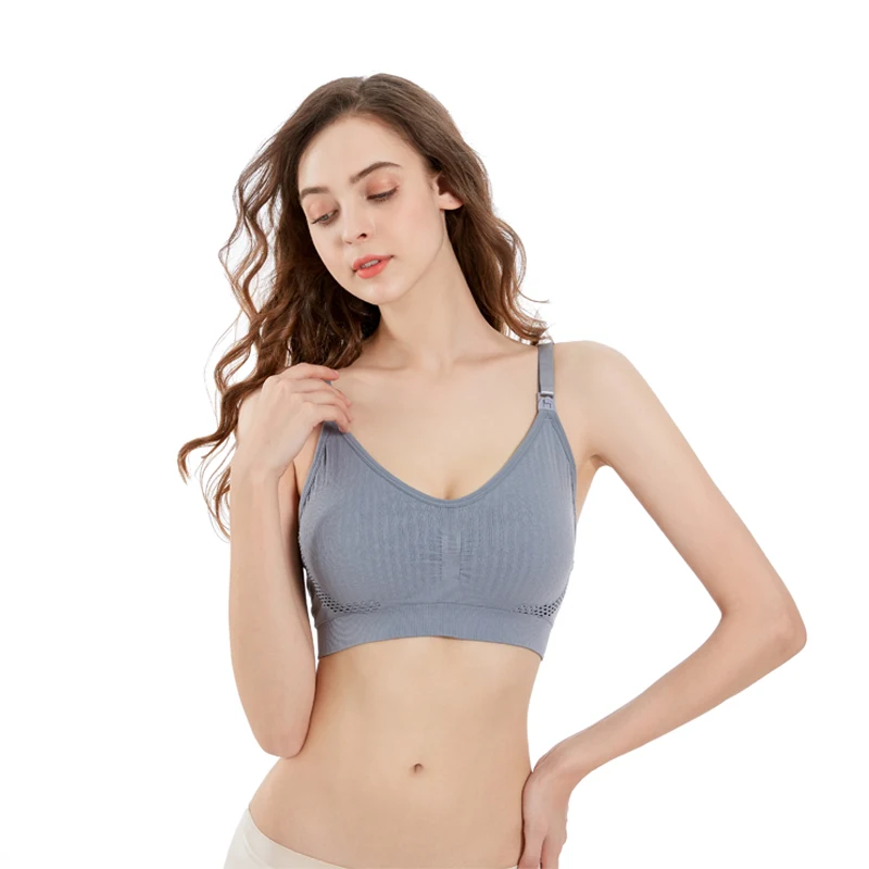 Upper Buckle Pregnant Women Maternity Adult Breastfeeding Ladies Seamless Nursing Pregnant Bra strapless breastfeeding bra