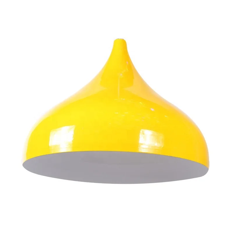 Contemporary decoration metal stainless steel black lampshade dust cover