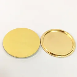 Высококачественный цинковый сплав, размер под заказ, золотая, розовая, золотая, Серебряная Свеча, диффузор, камень, круглая металлическая крышка