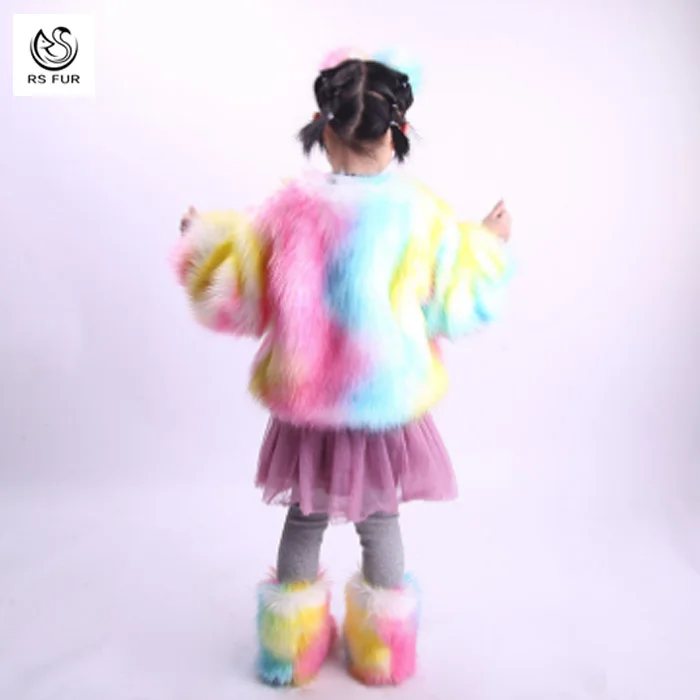 Professional factory new arrival hot sell full style faux fur boots kids for girls toddlers