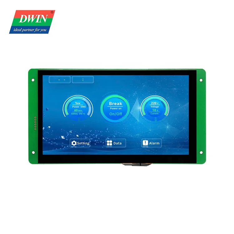 7 inch smart tft lcd display module 1024*600 resolution  lcm UART hmi touch screen