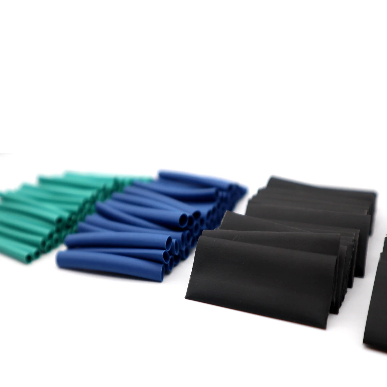  560PCS/SET color transparent polyolefin roll pack thin wall pe environmental protection 2:1 heat-shrink