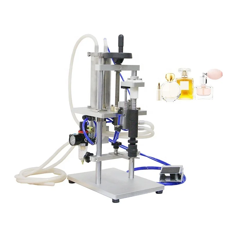 Single head vacuum filling machine semi-automatic desktop CNC liquid filling machine