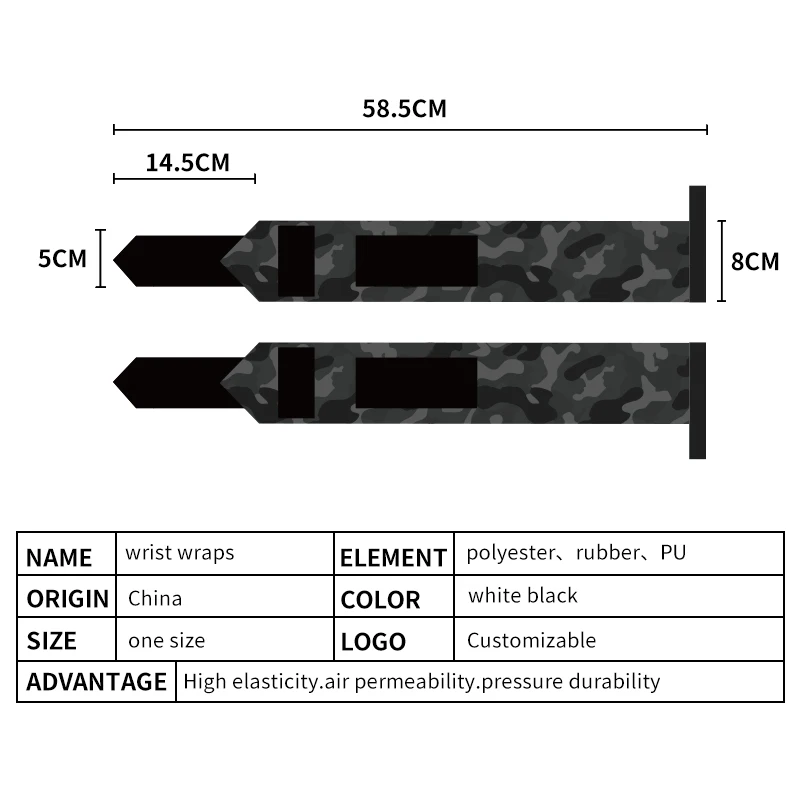 Durable Wrist Wrap Hot Sale Wrist Wraps Wrist Straps For Weightlifting