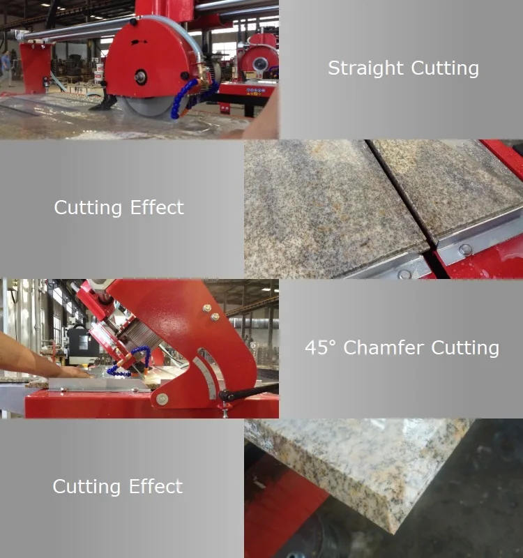 OSC-H 45Degree Bevel Cutting Machine Precision Wet Tile Saw Cutter for Stone 380V 220V Home Use