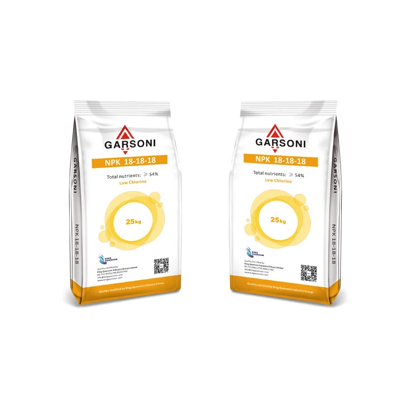 Удобрение NPK 18-18-18 с низким содержанием хлора, лучшее качество от поставщика