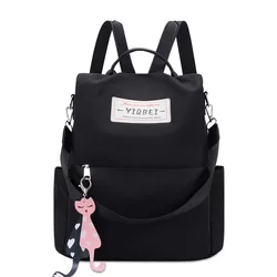 2021 high quality school bag shoulder bag fashion zipper ladies vintage purse backpack for women