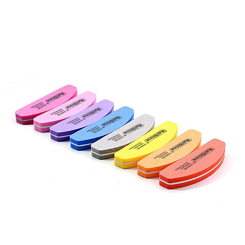 [9x3 см] точечный товар, маленький заказ, оптовая продажа, маленькая губка, буфер для ногтей, высокоэластичная пилка для ногтей, полумесяц