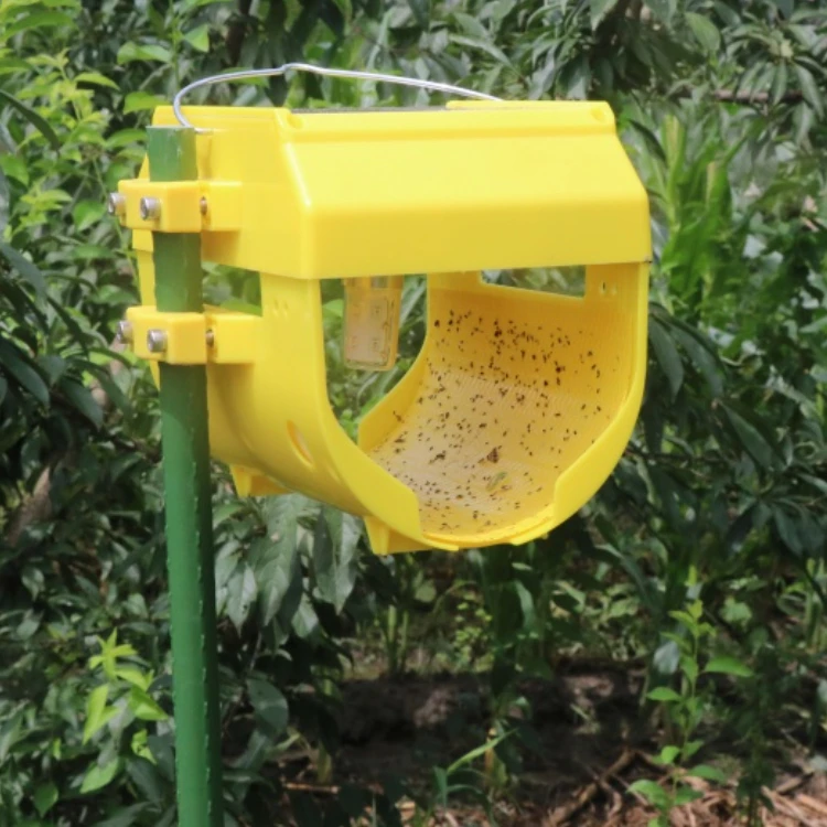 Insects Fly Killer Trap Attracting Electric Insect Catcher Insecticidal Lamp Pest Control Solar Light Equipment Outdoor Traps