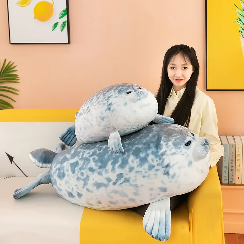 30 cm  Seal Plush Pillow Sea Animal Plush Toys Soft Stuffed Ocean Animal