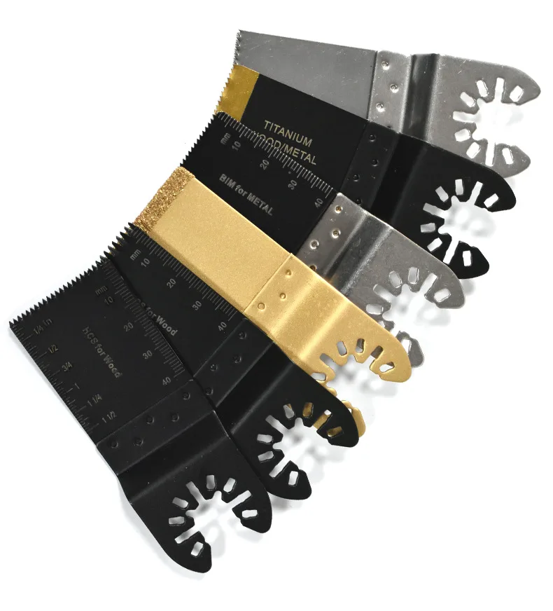 PEXMIENTAS  35mm BIM Metal Wood Cutting Oscillating Multi Tool Saw Blades Titanium Oscillating Blade