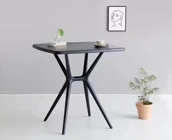 Nordic Fashion Outdoor Garden Restaurant  Home Square Plastic Dining Table