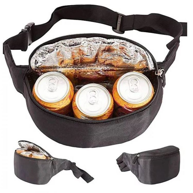 WaterProof Customized insulated cooler fanny pack lined temperature control