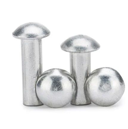 Manufacturer high strength aluminum din 660 steel round head solid rivets