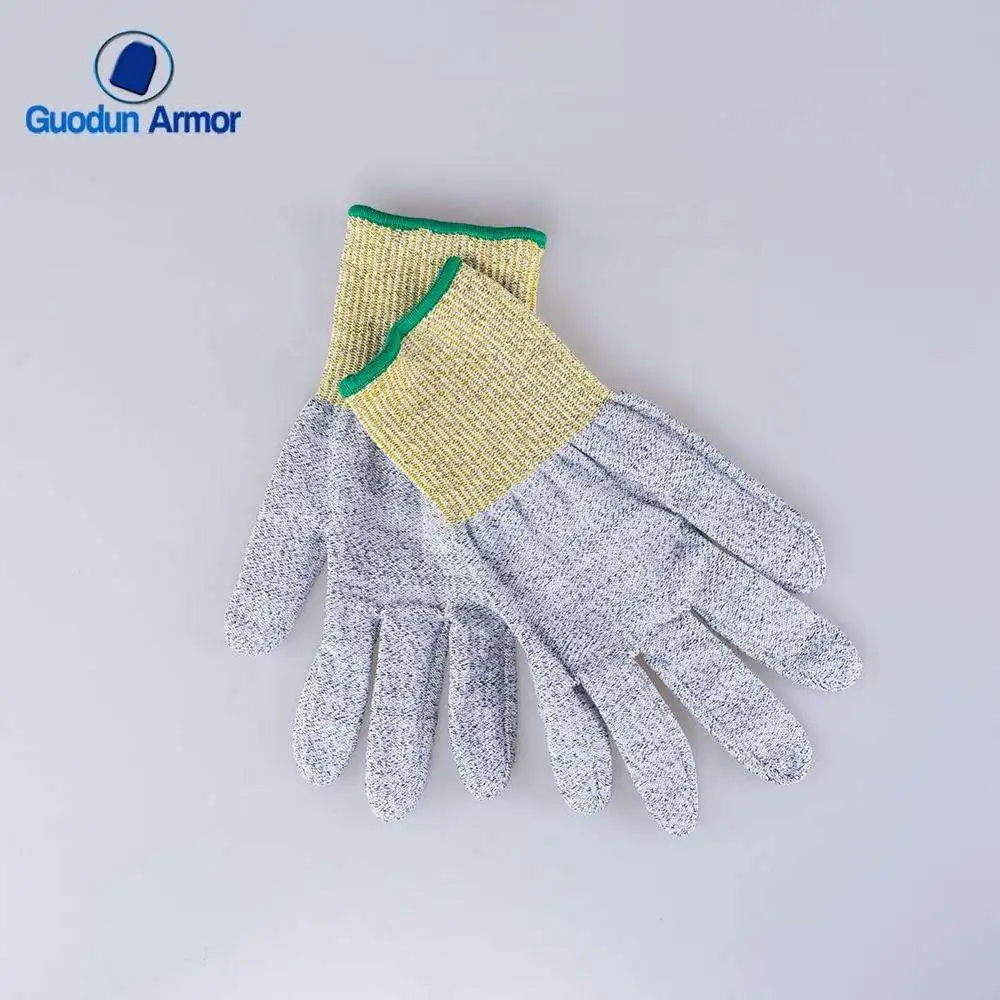 Hot selling EN388 4543 Cut Level 5 Cut Resistant Work Gloves Safety Construction Gloves