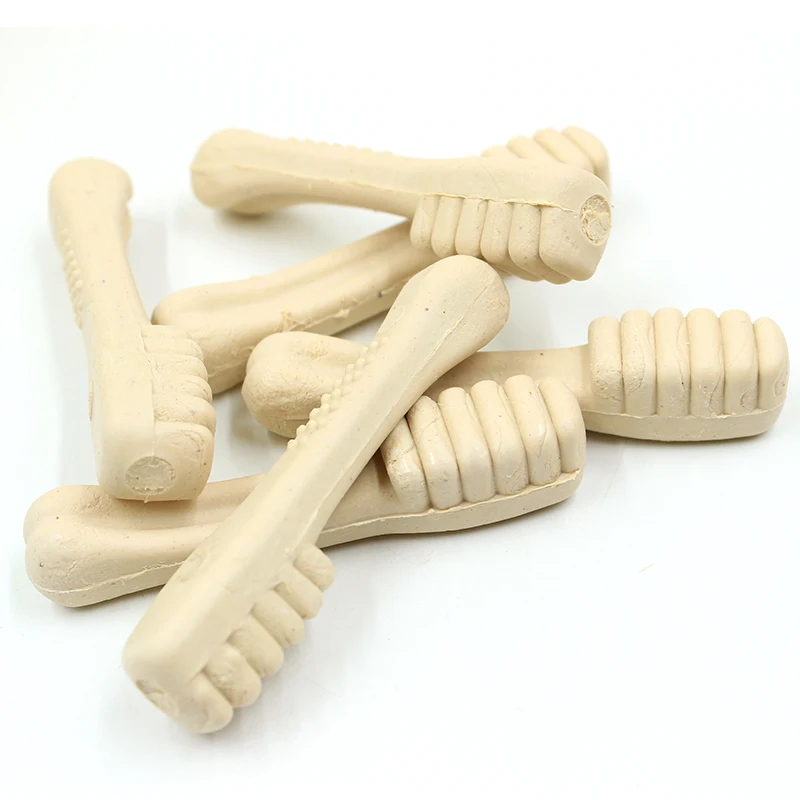 Hot Selling dog treat Wholesale Dog Teething Cleaning   pet treats food milk Beef Flavor Toothbrush Bone Teeth Health Dog Snacks