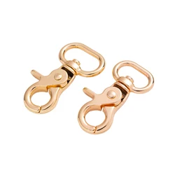 Handbag Accessories Metal Snap Hook Clamp Keychain Belt Buckle Zinc Alloy Dog Leash Hook Carabiner for Bags