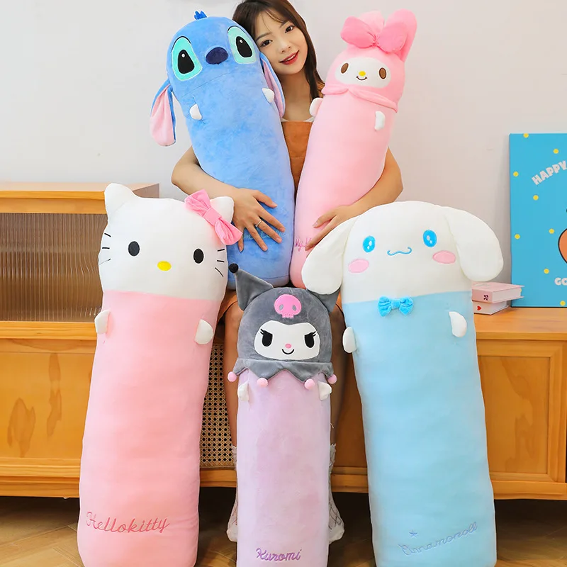 My Melody Kuromi Plush Toy Cute Devil Large Size Long Plushies Soft Stuffed Pillow Sleeping Cushion