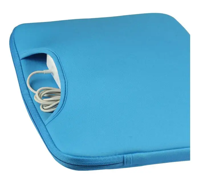 Wholesale Custom Cheap13 inch 14 inch 15 inch Colourful Nylon Neoprene Laptop Bag with Zipper Sleeve Laptop Bag