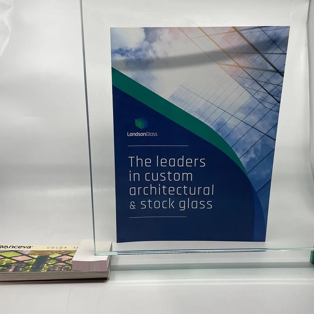 4.4mm 6.38mm low iron annealed laminated glass anti-reflective coating laminated glass for museum