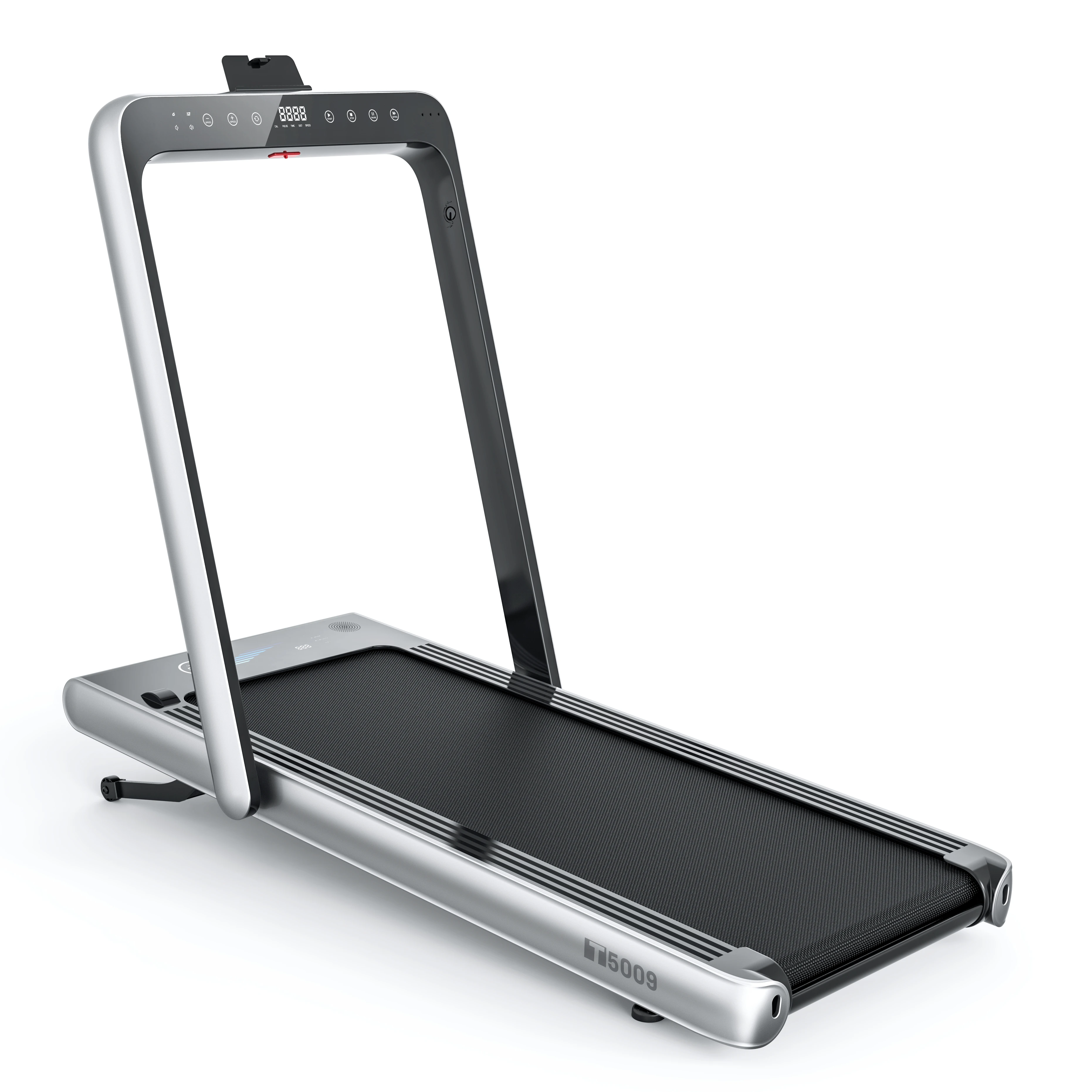 2nd generation cardio 2 in 1 running walking home office calorie burning fitness treadmill wireless heart rate monitoring