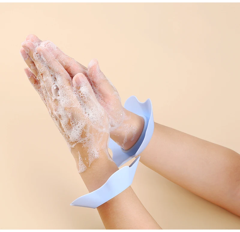 Food-grade silicone face wash bracelet, skin-friendly material face wash sleeve, water-blocking hand wash ring