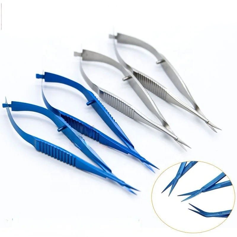 ophthlamic surgical instruments eye  Iris scissors with curved tips