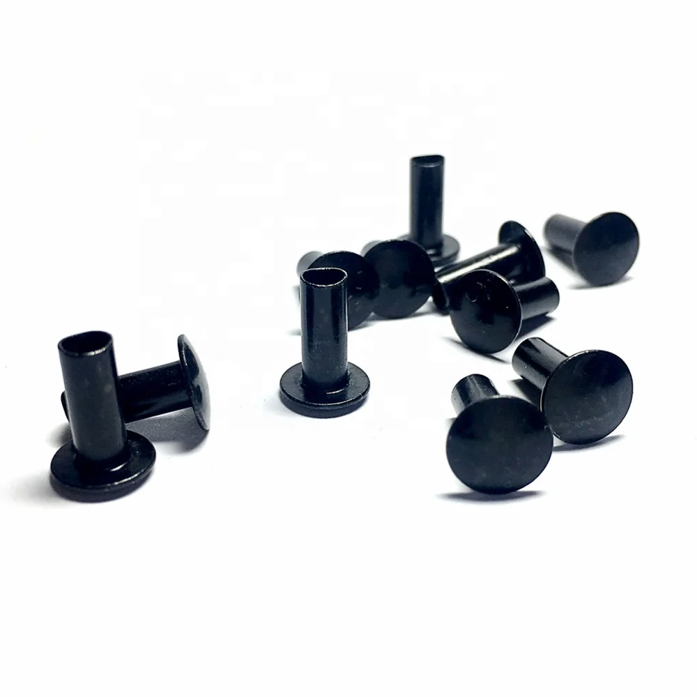 China factory wholesale price round tubular semi hollow rivet metal studs for leather for luggage box