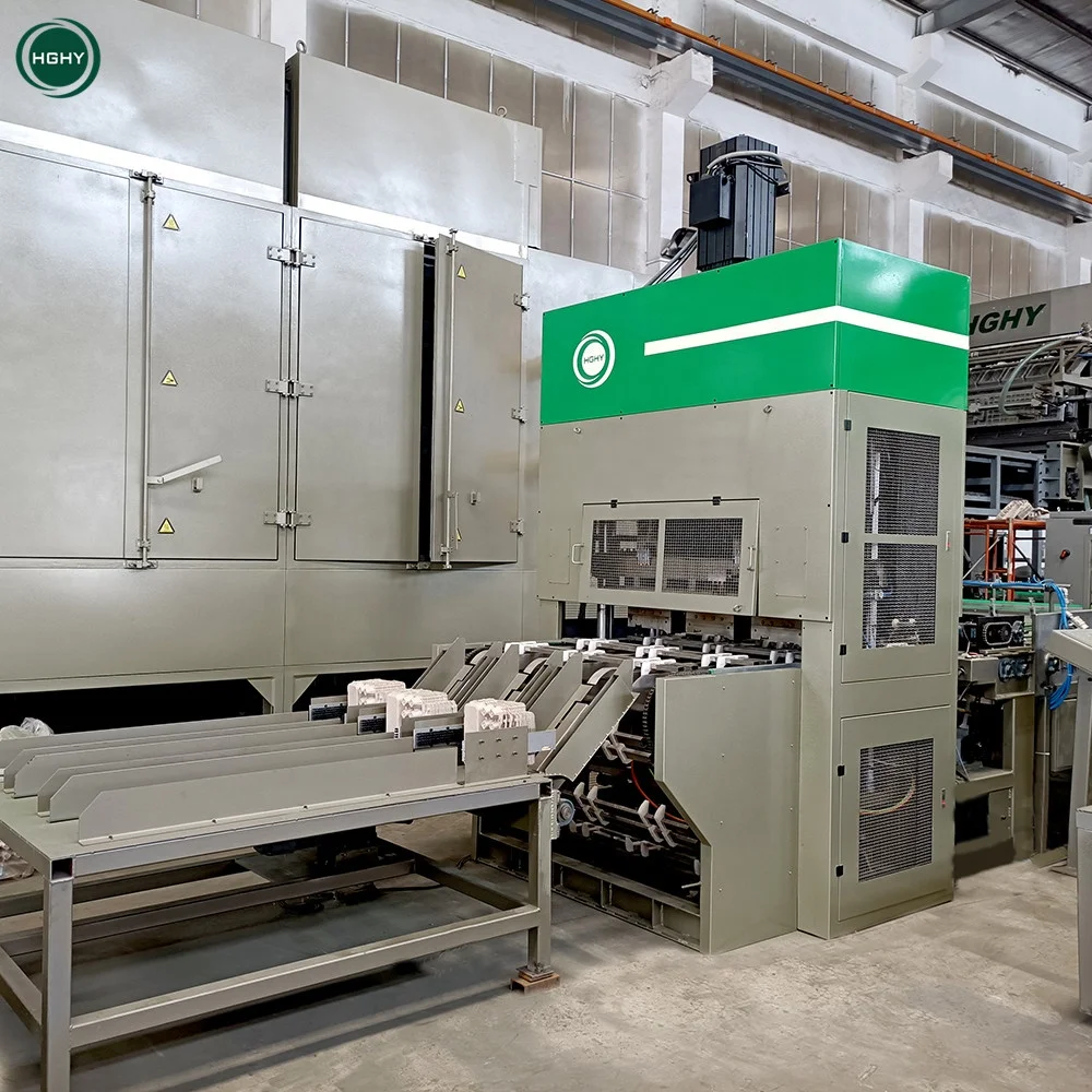 Fully automatic egg tray machine egg dish carton production line equipment egg tray making machine