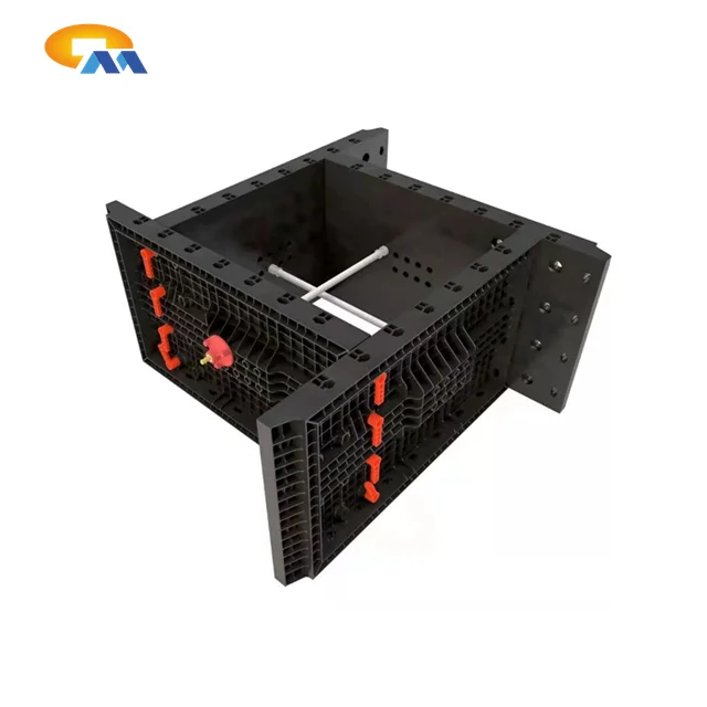 Пластиковая регулируемая квадратная опалубка для бетона, регулируемая пластиковая опалубка для столбов, художественная пластиковая опалубка в co