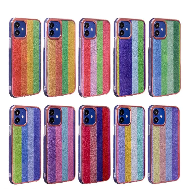 Чехол для мобильного телефона iPhone 12 Mini 11 Pro Max, двухсторонний, с покрытием под розовое золото