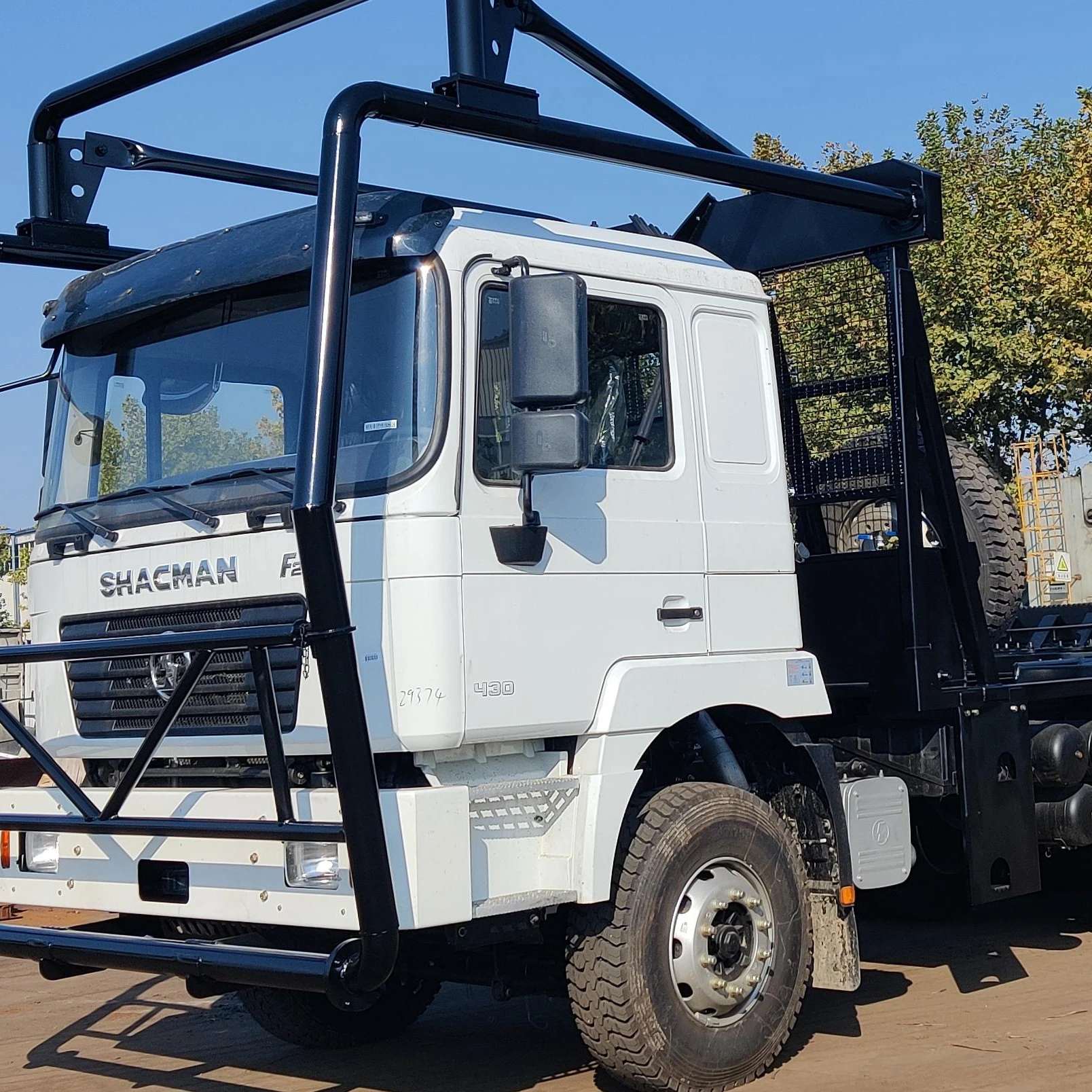 Hot Sale New 4 Axel 6x6 Shacman Transport Timber Logging Truck For Sale
