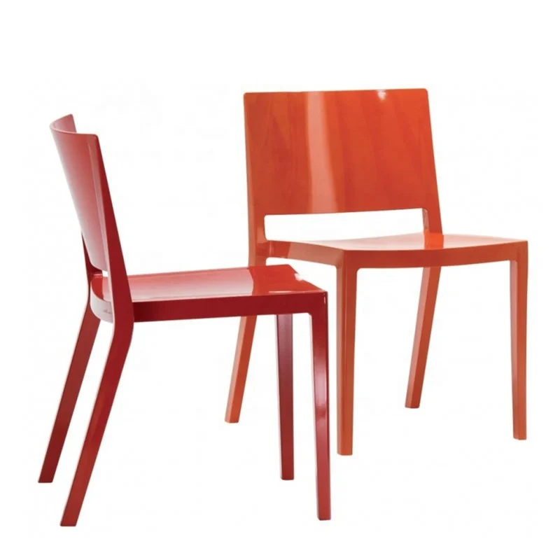 Morezhome factory plastic stacking cafe chair restaurant furniture