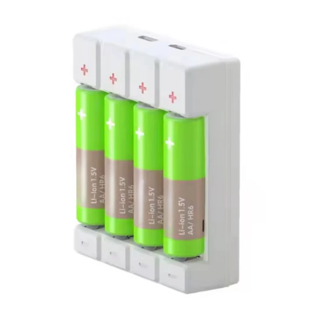 Аккумуляторная батарея Smart 10440 / 14500 зарядное устройство для 1-4 шт. AA AAA 1 5 V li-ion