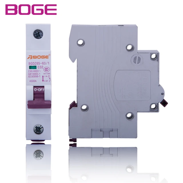 BOGE 1P 6A 10A 16A 20A 25A 32A 40A 50A 63A RCCB Electrical Breaker for sale