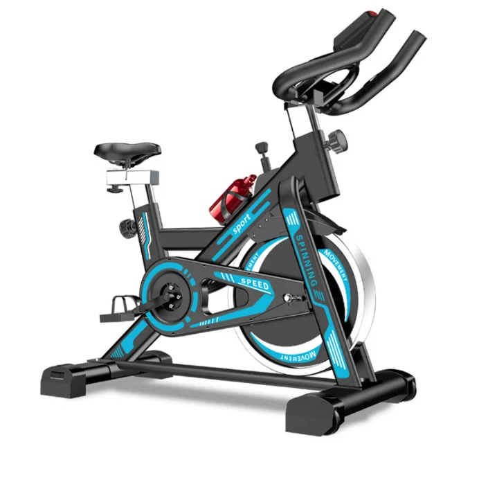 Stable and Safe Belt Drive Spinning Bikes for Indoor Unisex Universal Bicycle Universal Bike Gym Panel Black or Red 150kg CN;SHG