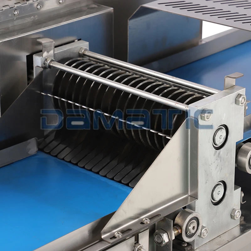 Meat Strip Slice Cut Doner Cutter Blade Machine With Conveyor Blade For Butchery Frozen Cold Meat Slicer Knife Cutting Machine