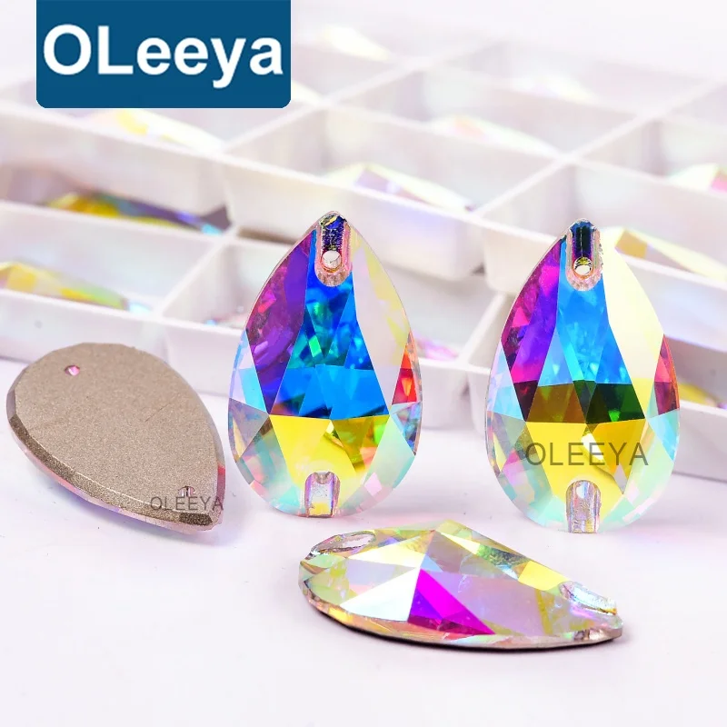 Оптовая продажа от производителя OLeeya стразы для шитья Стразы одежды
