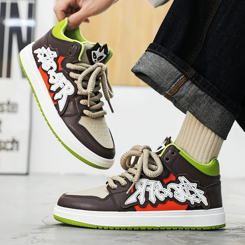 Custom Sneakers With Logo No Moq Sepatu Original Hombre Original Basketball Style Shoes Sneakers For Men Skateboard
