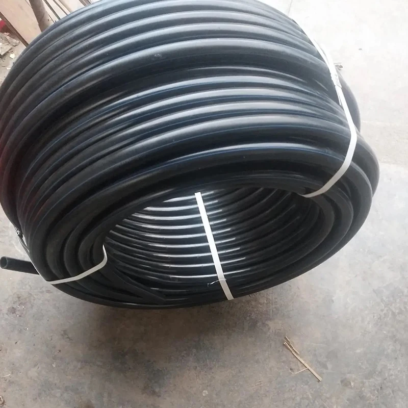 Hdpe Pipe Pe100  Black Plastic Tube Roll Garden Irrigation For Water Supply