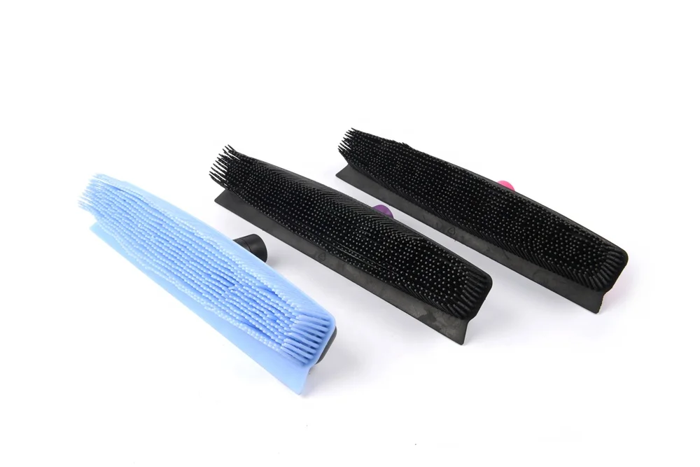 Household angle brooms rubber bristle broom head
