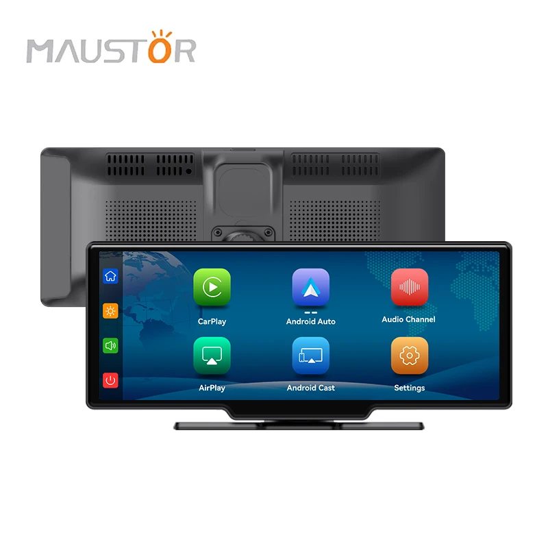 Maustor New Arrival 10.26 Inch Android Auto Carplay with IPS Touch Screen Car DVD Player Support WiFi/BT/TF Card Car Radio