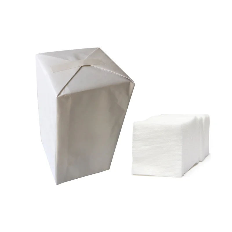 Surgical Square Packs Medical Sterile Non-Woven Swabs Pads 5x5 10x10 Breathable Organic Spunlace Technics Plain Style