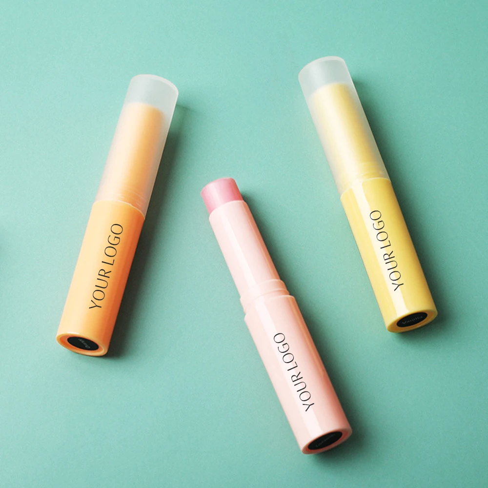 Custom Logo Fruit Chapstick Lip Balm Stick Wholesale Natural Vegan Lipbalm Hydration Lip Balm Private Label