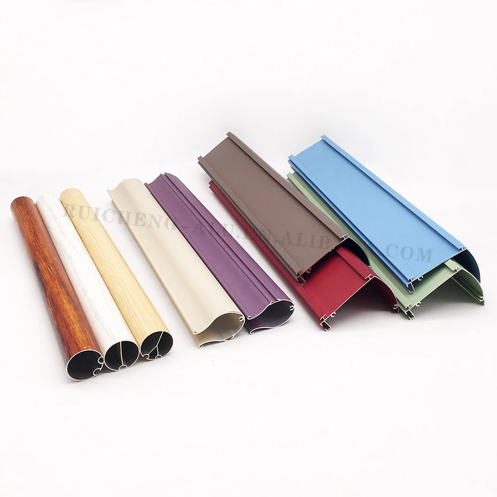 Wooden Powder Coating Flexible Extrusion Pipe Hollow Tube Metal Foshan Rail Poles Profiles Aluminium Curtain Track