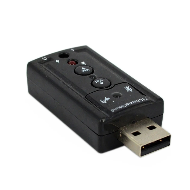 USB 2 0 стерео 7 1 аудио адаптер карты внешние виртуальные наушники карта микрофон записи музыки особенности 3 5 мм Jack интерфейс