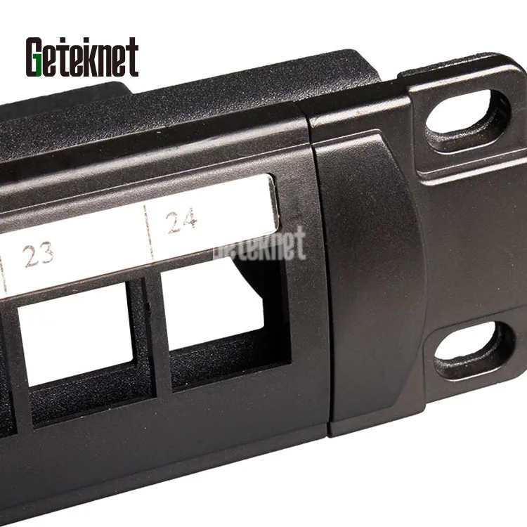Сетевая коммутационная панель keystone jack Cat6 24 порта незагруженный разъем Cat5e