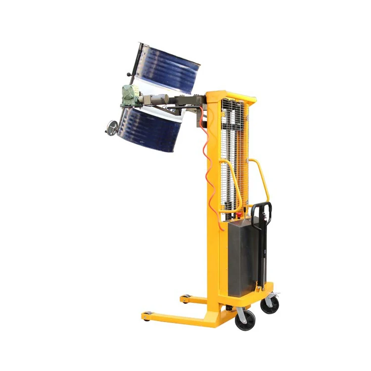 Electric Oil Drum Pallet Stacker Lifting Hydraulic Oil Drum Hand Lift Barrel Stacker